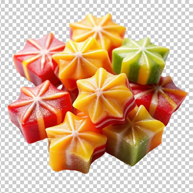 PSD colorful jelly candies