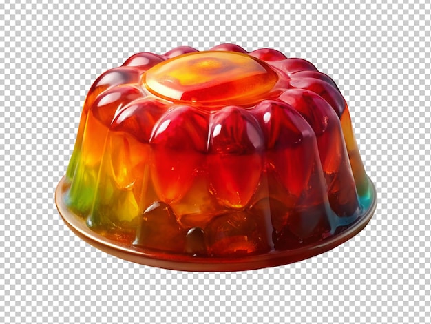 Colorful jelly mold