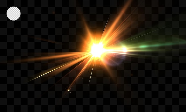 Colorful light on a dark background, yellow, green, orange, blue, green, orange, yellow, orange, white, yellow, orange, green, blue, green, orange, yellow