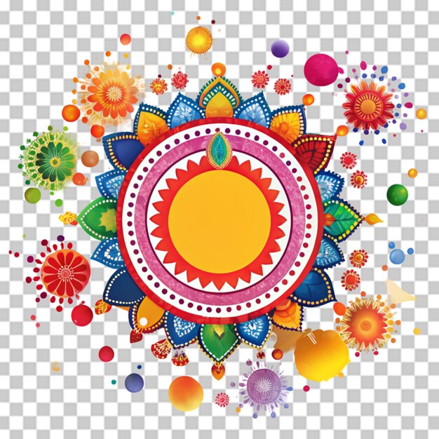 Colorful mandala concept background