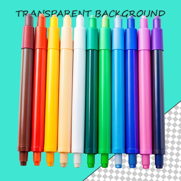 PSD colorful markers