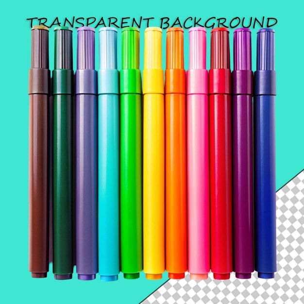 PSD colorful markers