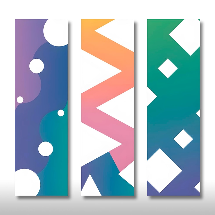 PSD colorful mockup template