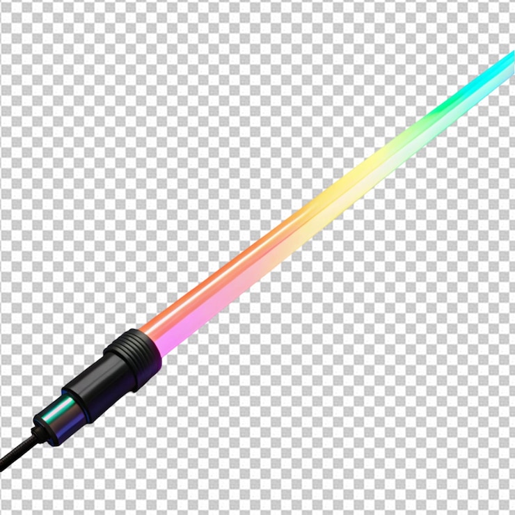 PSD colorful neon stick light