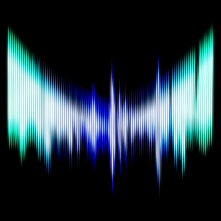 PSD colorful neon texture background and music sound energy background