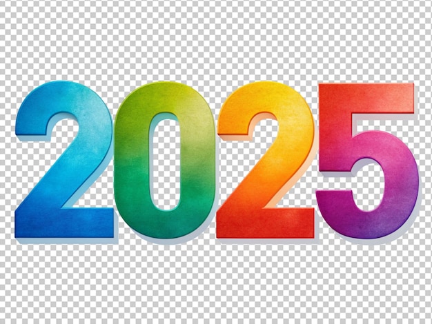 PSD numeri colorati 2025