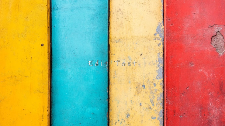 PSD colorful painted wood planks background texture