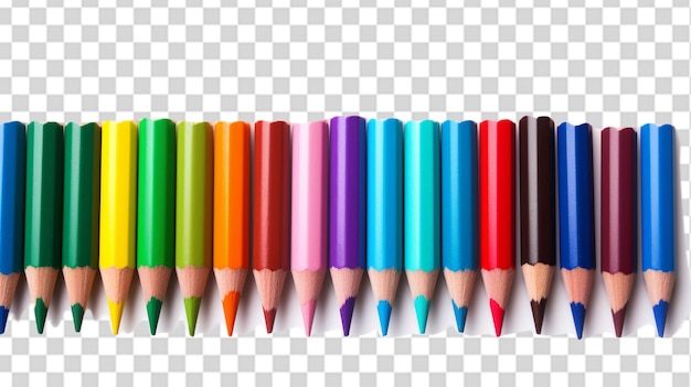PSD colorful pencils png