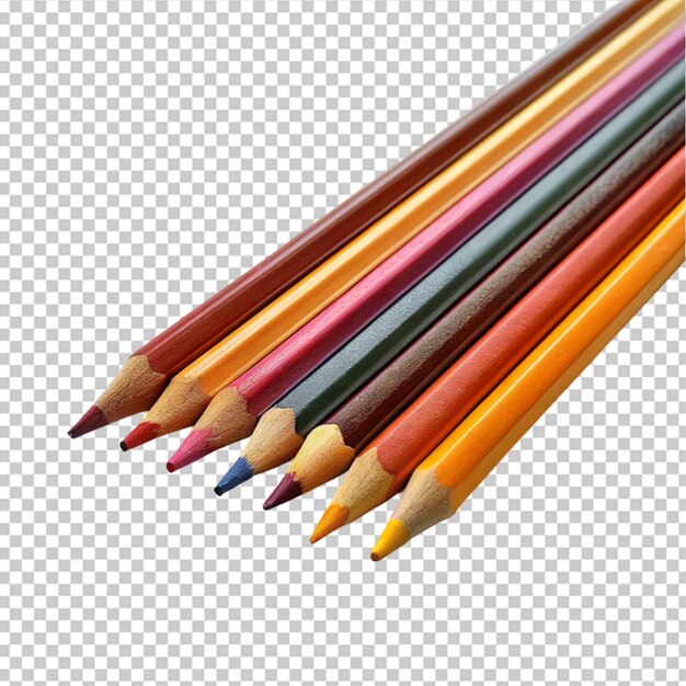 PSD colorful pencils