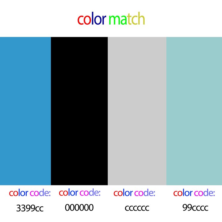 PSD a colorful picture of a blue and black color scheme