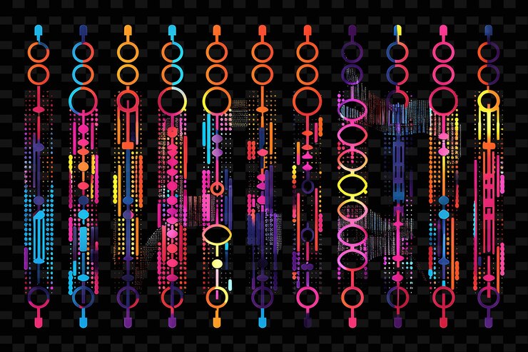 PSD a colorful picture of a bunch of circles with the words quot x quot on the bottom