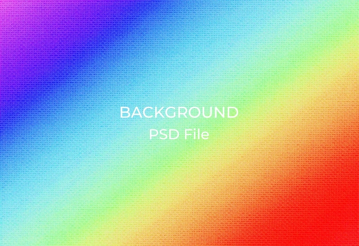 PSD a colorful picture of a rainbow paper with the words back to the bottom