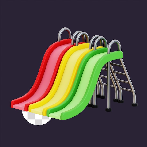 Colorful Playground Slides
