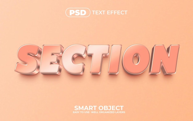 Colorful PSD editable 3d text effect