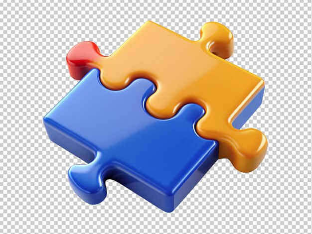 Pezzi colorati del puzzle