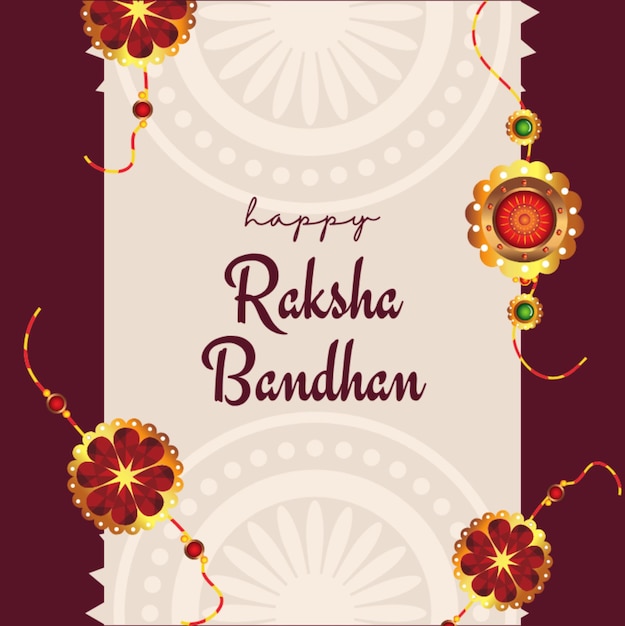 다채로운 Raksha Bandhan 인스타그램 포스트