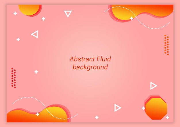 PSD colorful red abstract fluid background