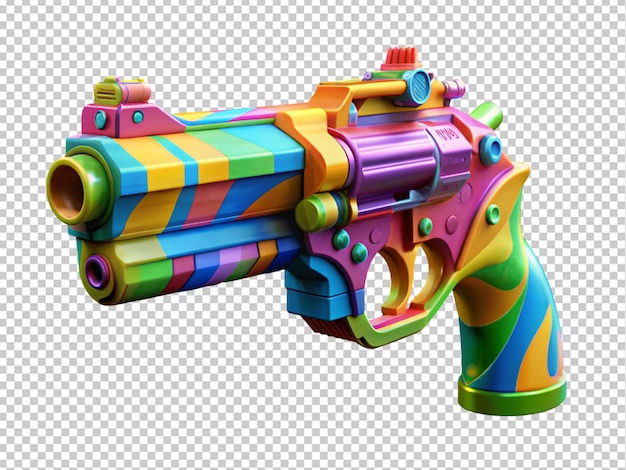 PSD colorful replica gun