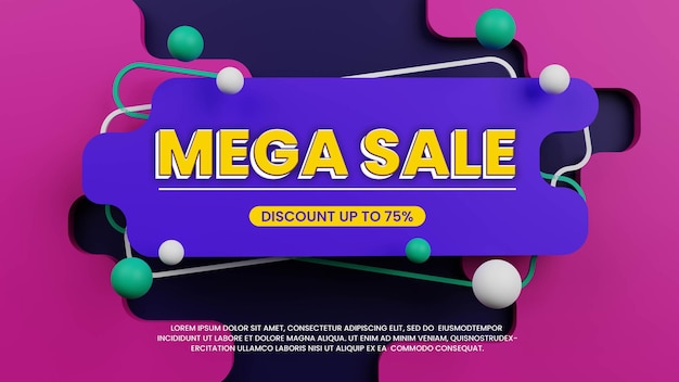 Colorful sale badge background