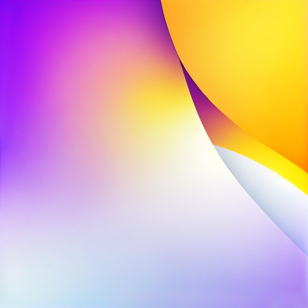 PSD a colorful screen with a yellow and purple background