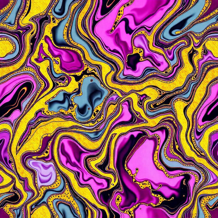 PSD a colorful series of colorful waves are shown on a colorful background