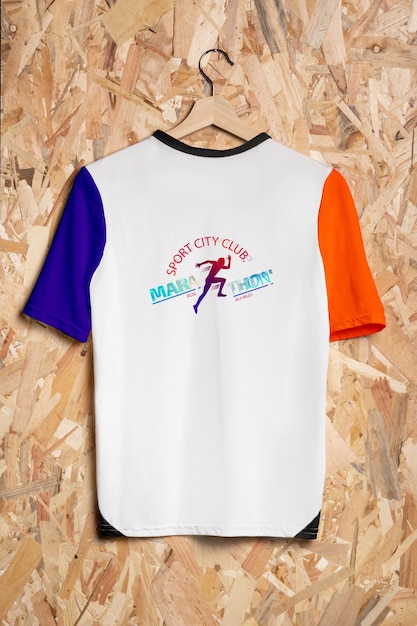 Colorful shirt concept mock-up