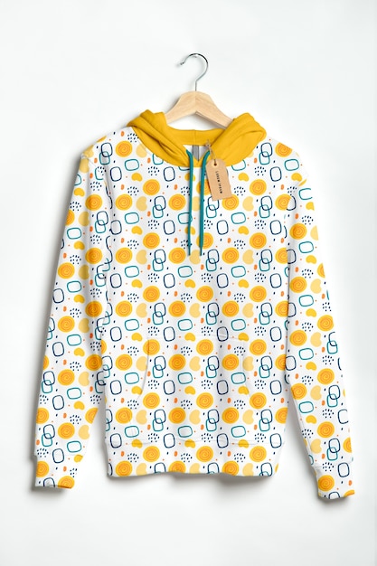 Colorful shirt concept mock-up