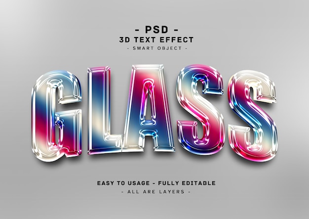 PSD a colorful sign that says class of glass on it