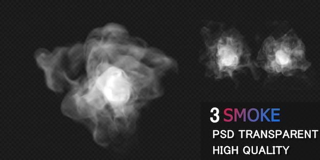 Colorful smoke Premium Psd