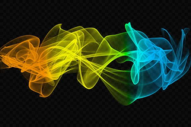 Colorful Smoke Wave