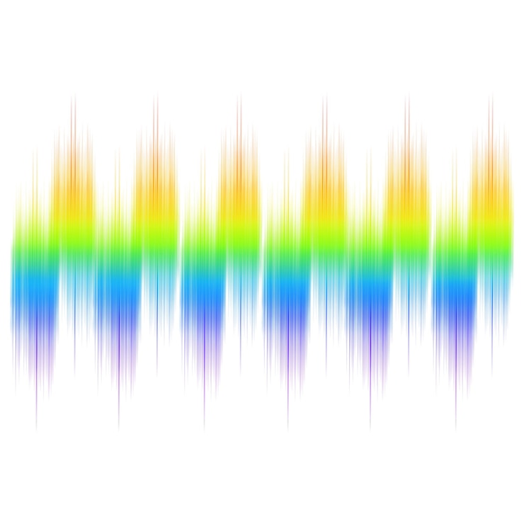 PSD colorful sound wave background equalizer swing and music