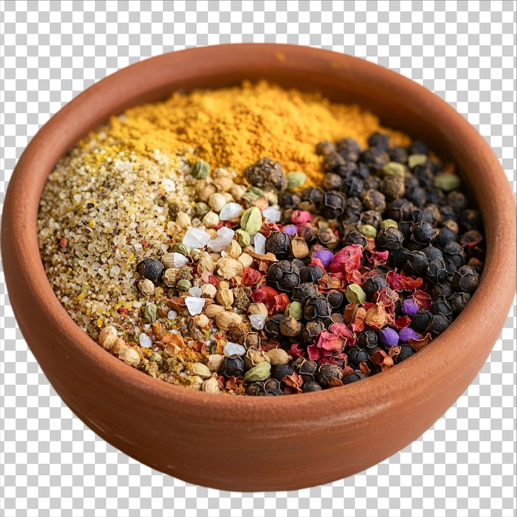 PSD colorful spice blend