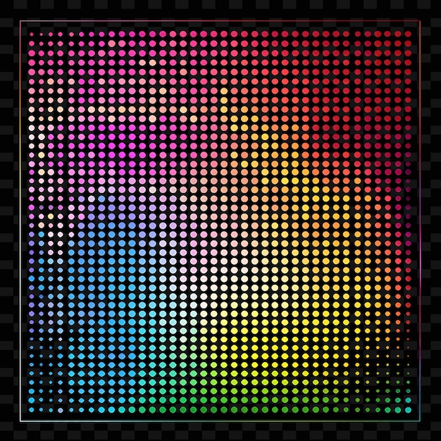 PSD a colorful square with multicolored squares on the bottom