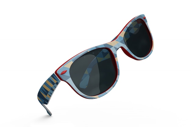 colorful sunglasses mockup