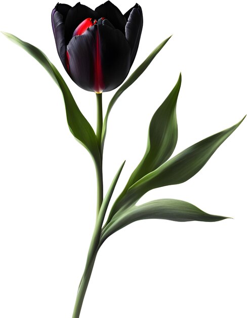 PSD colorful tulip flower aigenerated