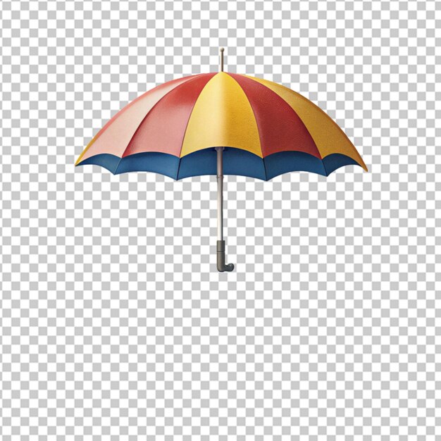 PSD a colorful umbrella with a pattern of colors on it
