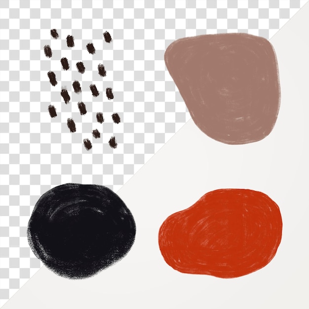 Цветный акварельный цветный значок прозрачный png