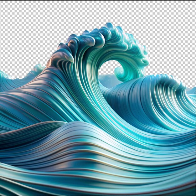 PSD a colorful wave background with a blue and green wave pattern