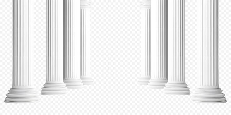 PSD column design on a transparent background