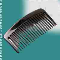 PSD comb isolated on transparent background