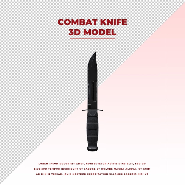 PSD combat knife