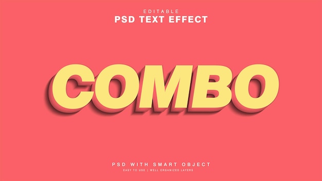 Combo Text Effect