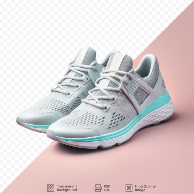 PSD comfortable sports shoes suitable for running and walking isolated on a transparent background