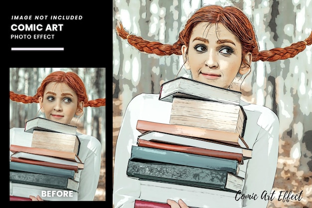 comic art photo effect