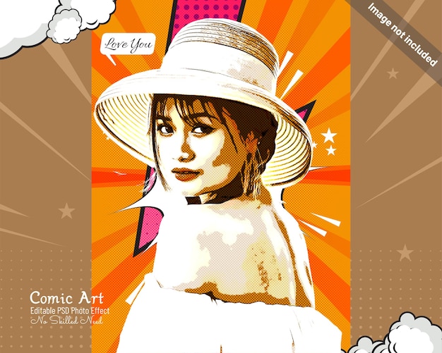 Comic Photo Effect Template