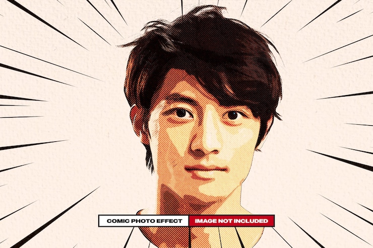 PSD comic photo effect