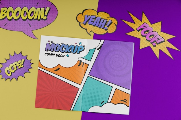 Comic strip mock-up design
