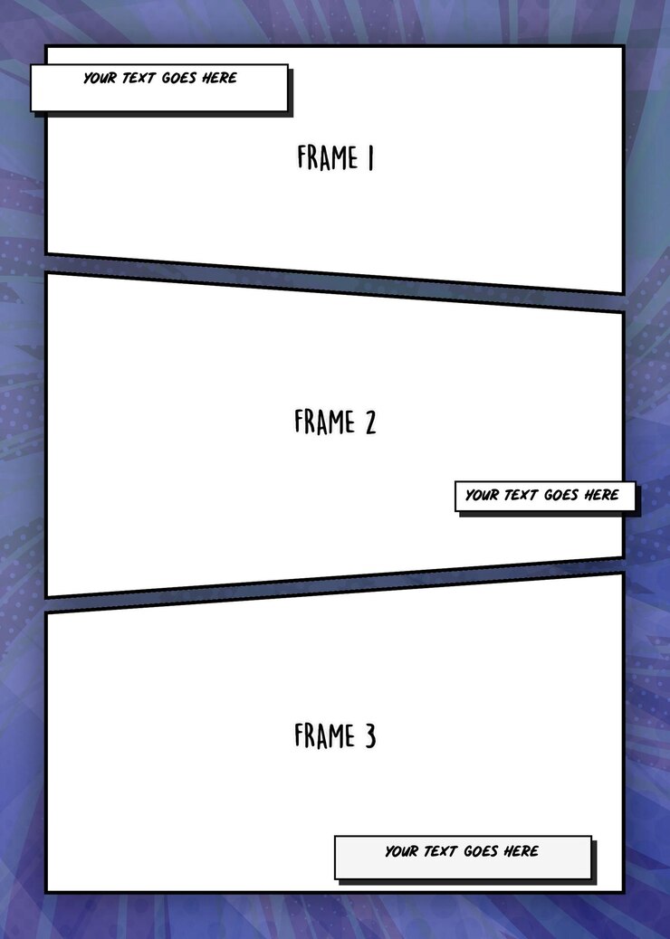 Comicboek sjabloon