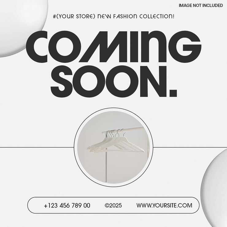 PSD coming soon fashion product promotional design for social media and instagram post template psd