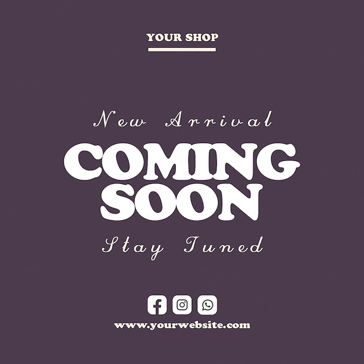 PSD coming soon instagram post